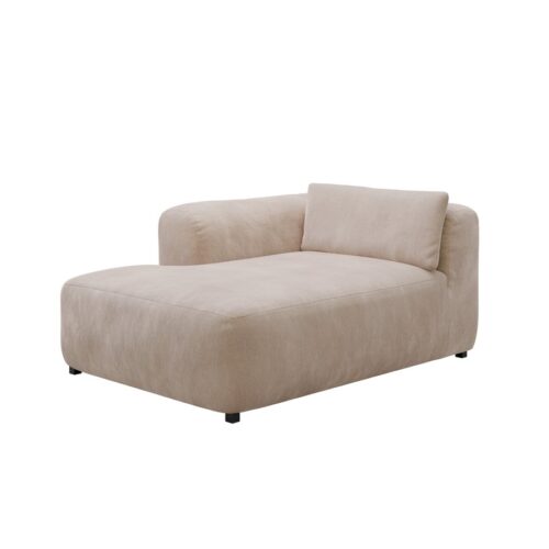 Sindelfingen Venstrevendt Chaiselong Linen Look Polyester