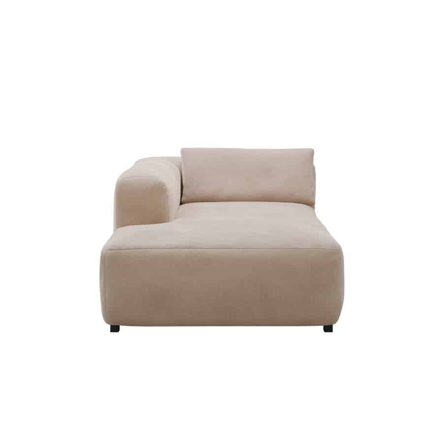 Sindelfingen Venstrevendt Chaiselong Linen Look Polyester