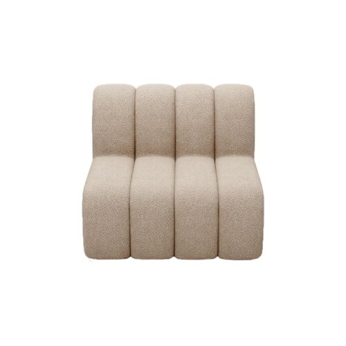 Stralsund Lænestol Linen Farvet Polyester B95Xh95Xd70Cm