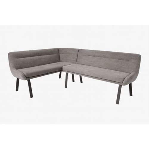 Tianjin Hjørnebænk Grafitgrå Polyesterstof L208Xb157Xh84Cm