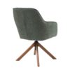 Tianjin Spisebordsstol Skovgrøn Polyester Egetræ B59Xh87Xd65Cm