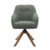 Tianjin Spisebordsstol Skovgrøn Polyester Egetræ B59Xh87Xd65Cm