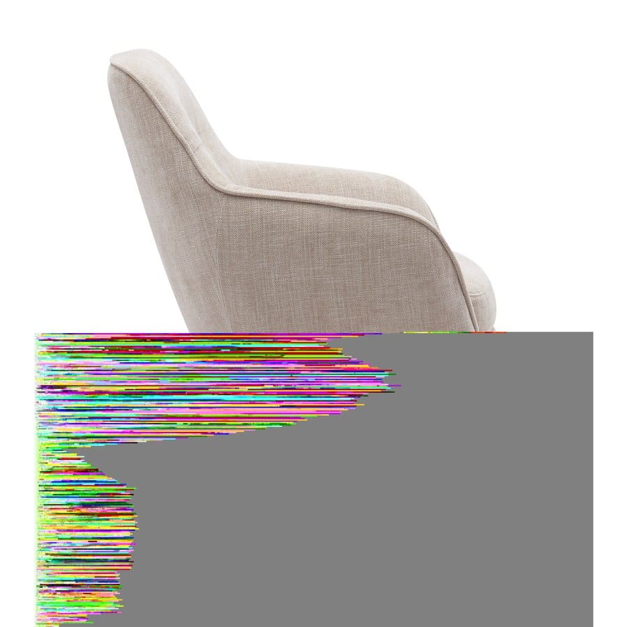 Tianjin Spisebordsstol Armlæn Hørstof Egetræ B59Xh87Xd65Cm