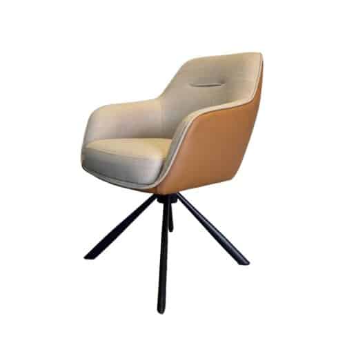 Tianjin Spisebordsstol Armlæn Sand Camel B59Xd65Xh87Cm