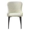 Ulm Armchair Spisebordsstol Off White Bouclé