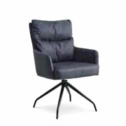Mørkeblå Micro Leather Bull