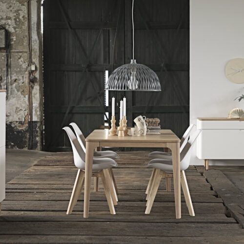 New York Skænk Hvid Mdf Natur