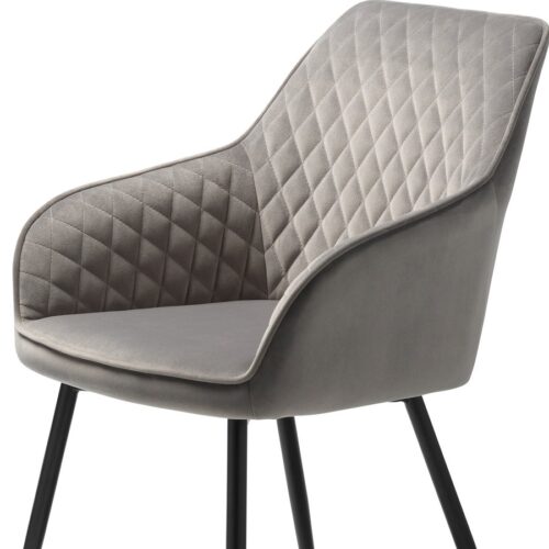 Oberhausen Barstol Grafit Polyester Sort Stål