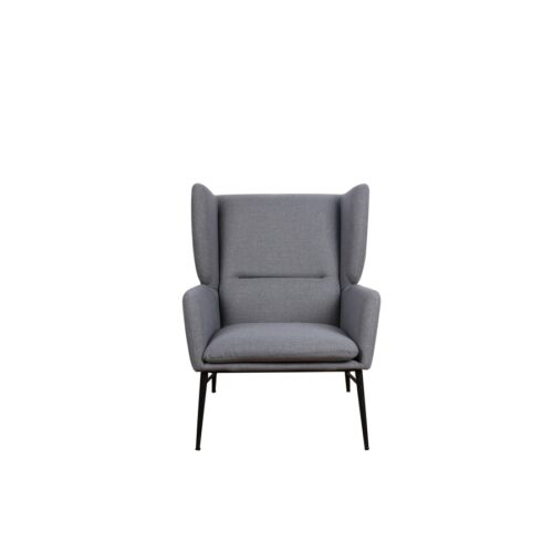 Huxi Lænestol I Inari 91 Stof Med Sort Metalstel Fra Hundevad & Co - 1550