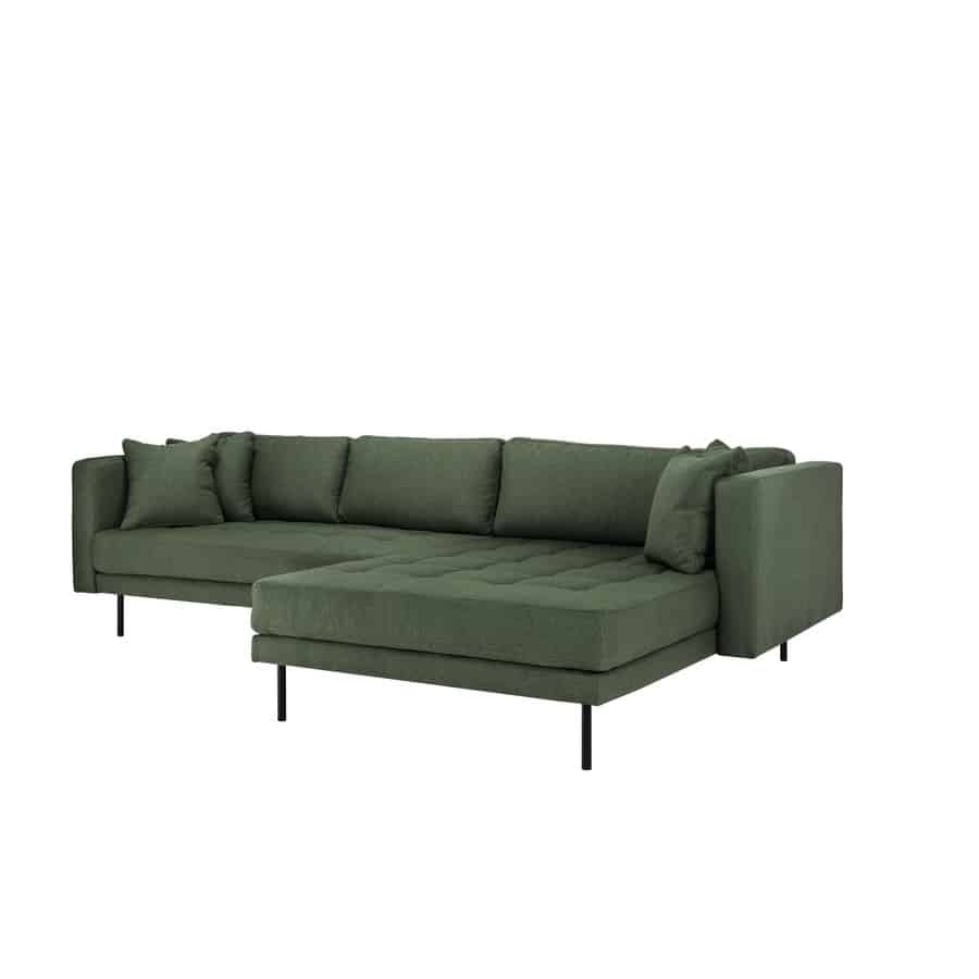 Matteo Vendbar Chaiselong Sofa I Faro 07 Stof - Grøn Fra Hundevad & Co - 1559