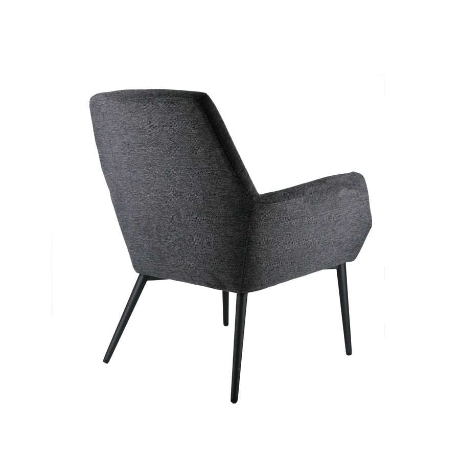 Luna Lounge Stol I Gråt Brego Stof Fra Hundevad & Co - 1574