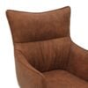 Theo Spisebordsstol Med Returdrej I Cognac Mikrofiber Fra Hundevad & Co - 1606