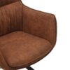Theo Spisebordsstol Med Returdrej I Cognac Mikrofiber Fra Hundevad & Co - 1606