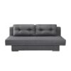 3031-Miki1-1 Miki Sovesofa Med Bonell Fjeder Og Vendbar Rygpude I Grå Fra Hundevad & Co - 3031