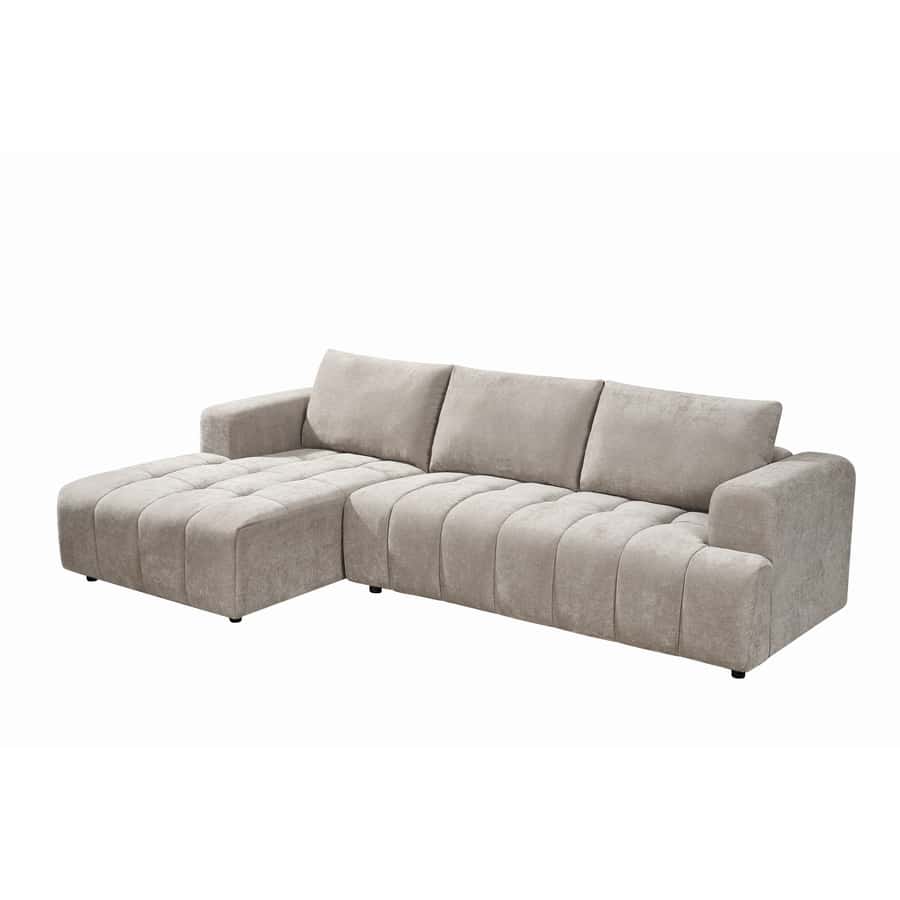 Oswald Sofa Med Venstrevendt Chaiselong I Stof Fra Hundevad & Co | B276Xh87Xd159Cm - 3401