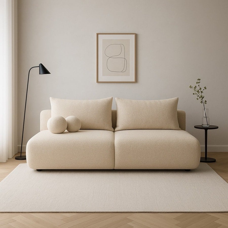 3757-0436CD9E-8370-45D5-9979-05C593AABCEA Sora 3 Personers Sovesofa I Quelle Stof Fra Hundevad & Co - 3757
