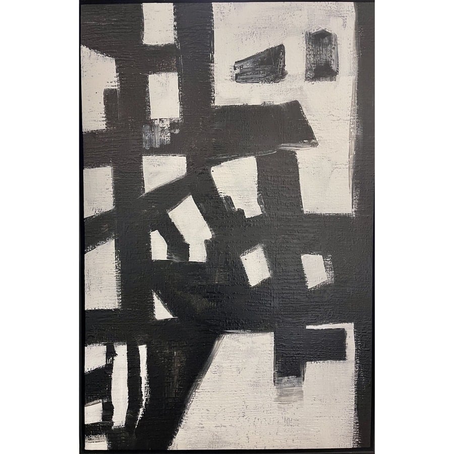 5819-5819 Oliemaleri Med Værelsesmotiv Fra Hundevad & Co | 80X120 Cm - 5819