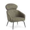 Archie Loungestol Winther moss green - black metal 35650090464 hos uniquebeds, home & living
