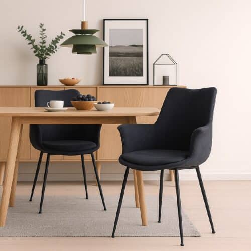 Nadia Spisebordsstol i Møbelstof fra Lexpo Living | Flere Farver