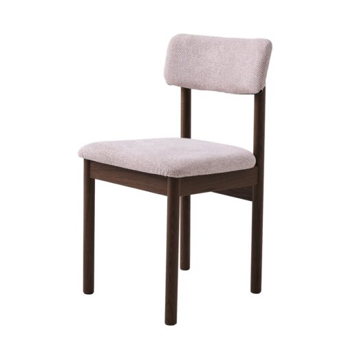 Baghdad Spisebordsstol Sand Bouclé Espresso Olieret