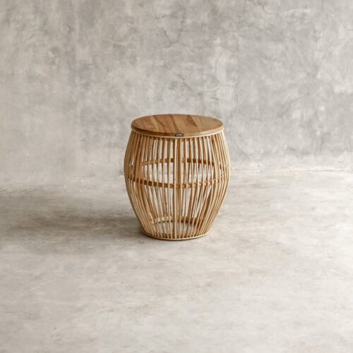 Bielefeld Lampebord Naturflet Teak Plade Hundevad