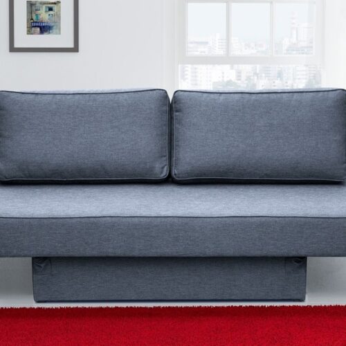 Cama Sovesofa i Gråt Stof (Neve 90) med Bonell Fjedre fra Hundevad & Co