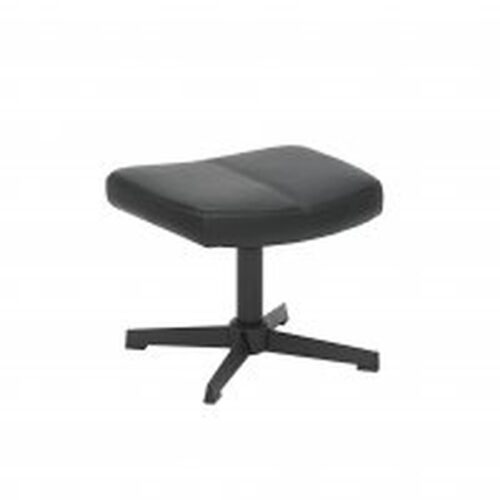 Dante Fodskammel Sort Læder Sort Stel