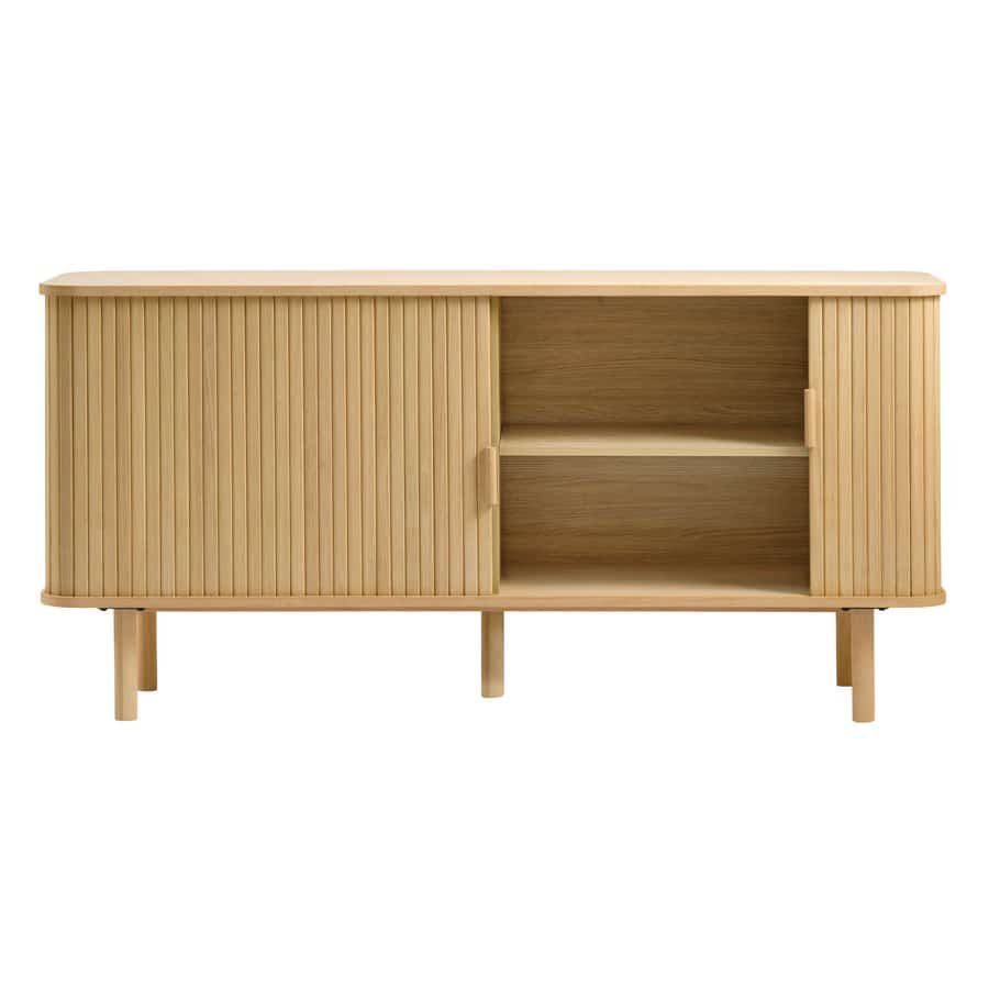 Harbin Skænk Natur Egetræ B160Xh76Xd45Cm