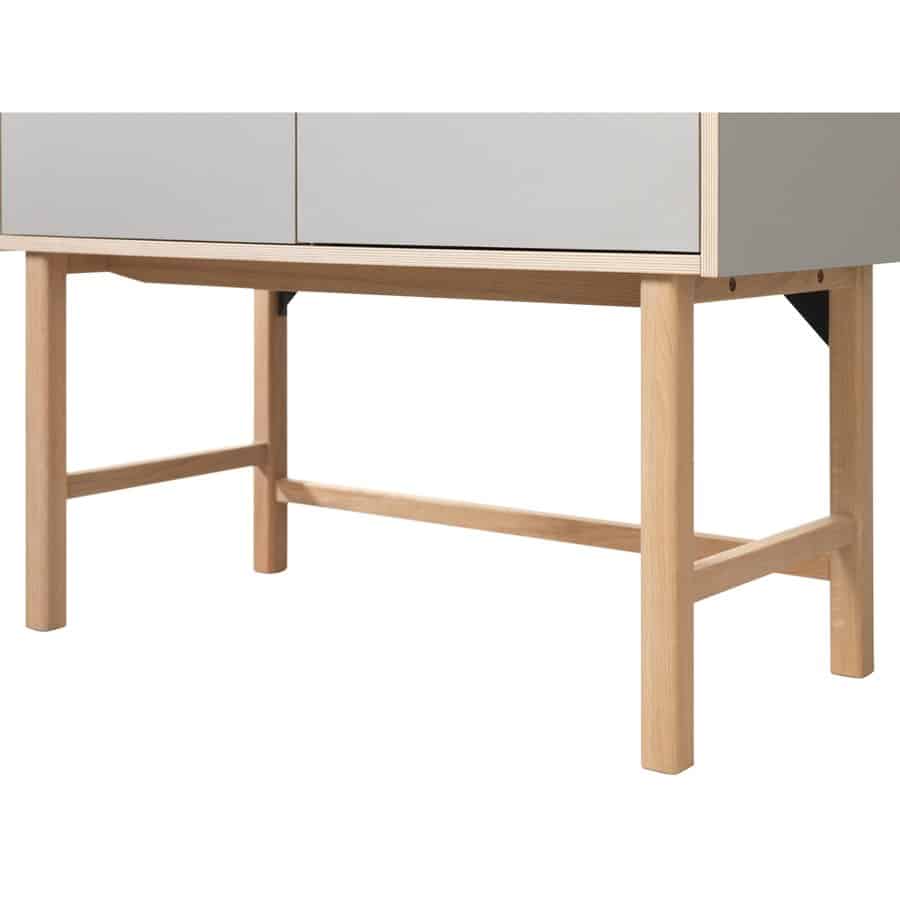 Lima Skab Hvid Mdf B80Xh100Xd40Cm