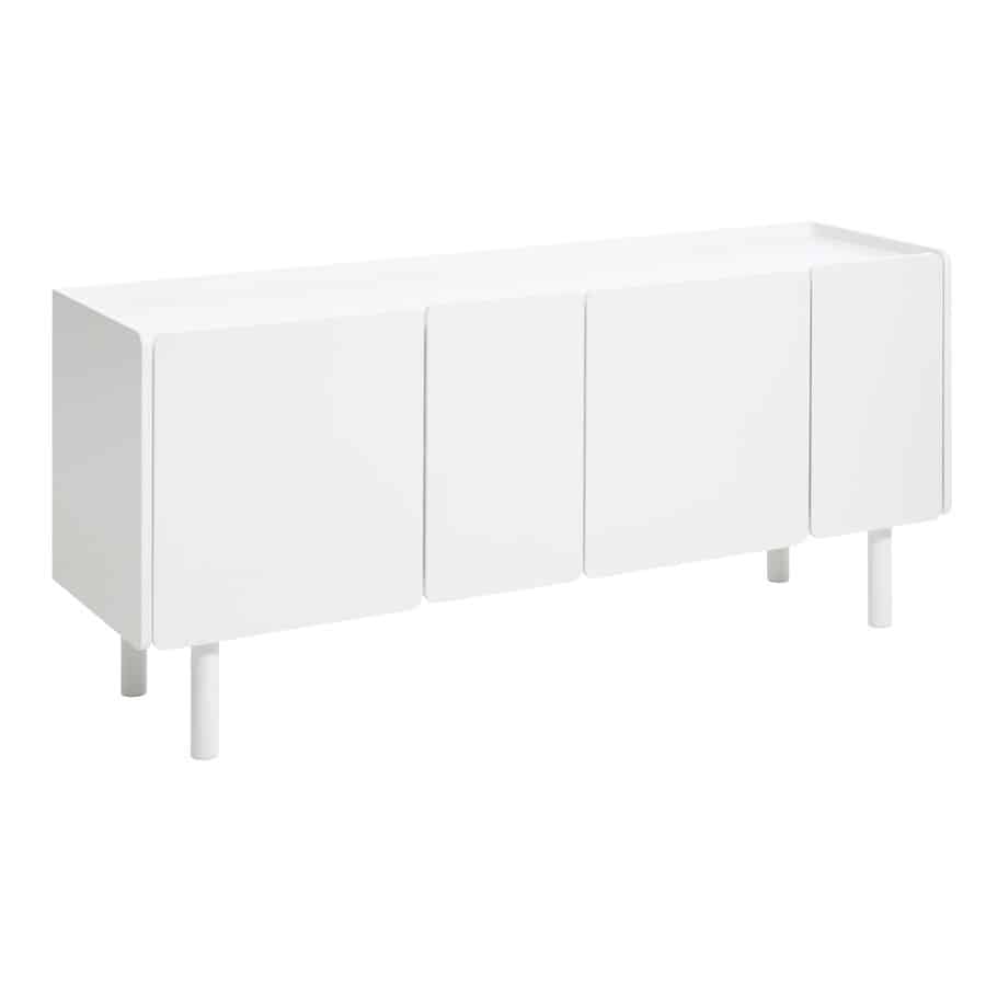 Lima Skænk Hvid Mdf Metal Ben