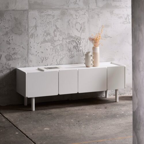 Lima Tv Bænk Hvid Mdf B160Xh55Xd45Cm