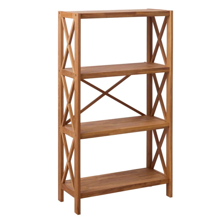 Lörrach Reol Olieret Egetræ B70Xh124Xd30Cm