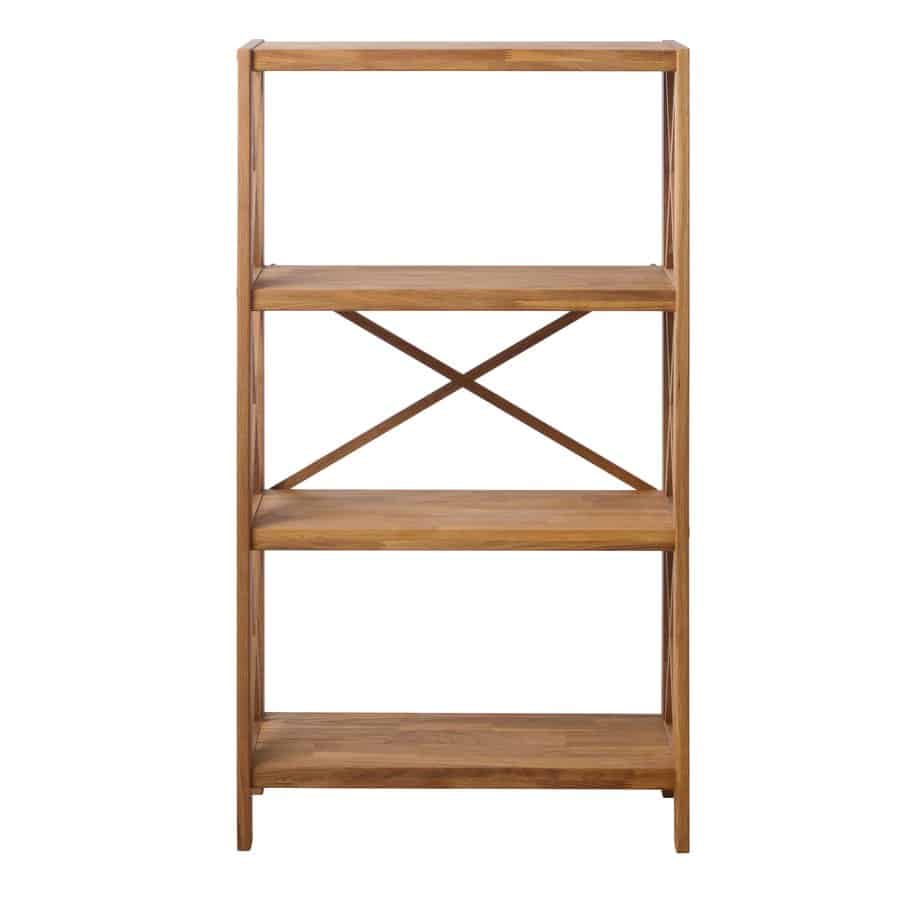 Lörrach Reol Olieret Egetræ B70Xh124Xd30Cm