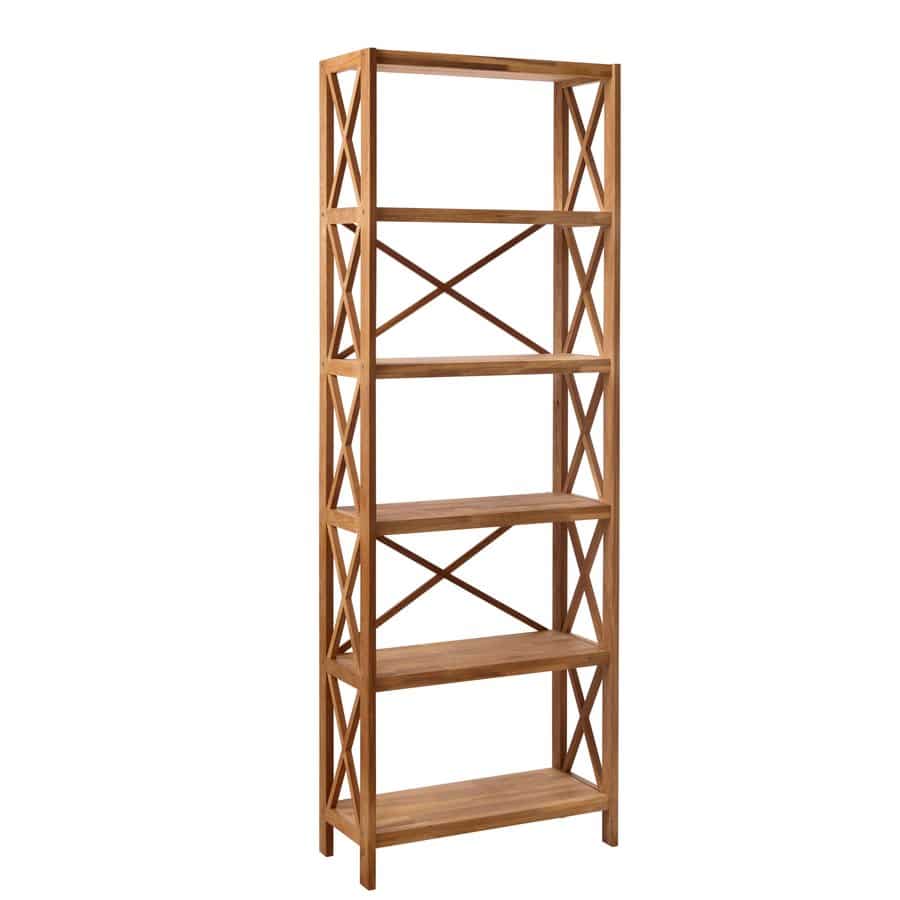 Lörrach Reol Olieret Egetræ Hylder B70Xd30Xh198Cm