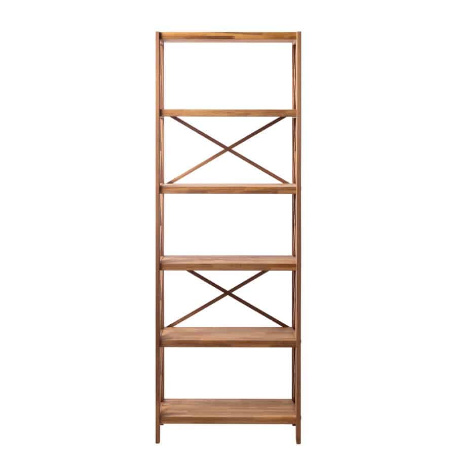 Lörrach Reol Olieret Egetræ Hylder B70Xd30Xh198Cm