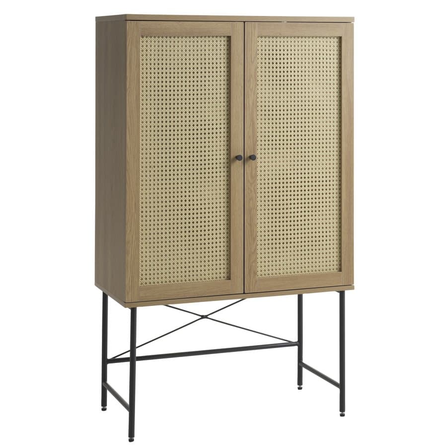 moers-skab-i-egetrsmelamin-og-natur-polyrattan-fra-unique-furniture-b8-34532023-2 Moers Skab Egetræsmelamin Natur Polyrattan B80Xh135Xd40Cm
