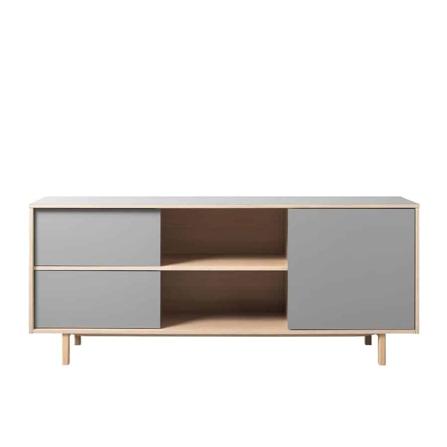 Nagoya Skænk Hvidpigmenteret Egetræ B180Xh75Xd45Cm