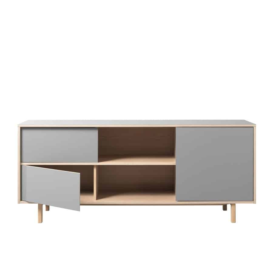 Nagoya Skænk Hvidpigmenteret Egetræ B180Xh75Xd45Cm