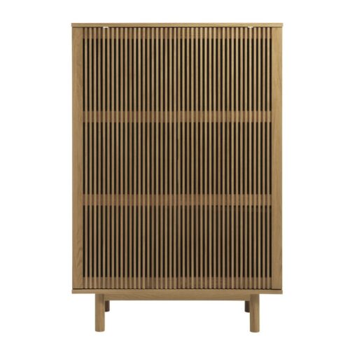 Passau Skab Naturlig Egetræ B95Xd45Xh140Cm