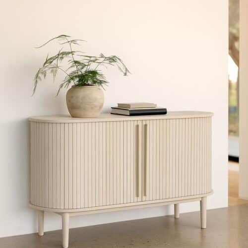 Saarbrücken Skænk Hvidpigmenteret Egetræ B140Xh76Xd45Cm