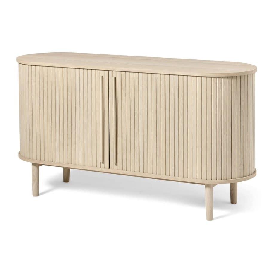 Saarbrücken Skænk Hvidpigmenteret Egetræ B140Xh76Xd45Cm