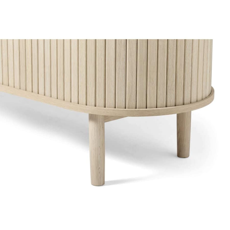 Saarbrücken Skænk Hvidpigmenteret Egetræ B140Xh76Xd45Cm