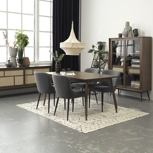 Shenzhen Skænk Røget Eg Rattan B180Xh80Xd45Cm