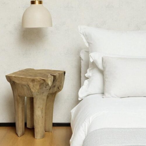 Skammel / Taburet i Massivt Suartræ fra Hundevad & Co | Ø31xH43cm