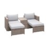split-modulsofast-i-brun-polyrattan-med-beige-stof-og-stlstel-fra-uniq-80150000-3 Split Modulsofasæt Brun Polyrattan Beige Stof