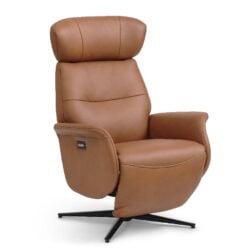 Cognac Semi Aniline Leather