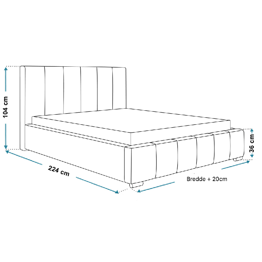 Sengeramme Model 1 fra CozyQuilt Sleep | Flere Farver