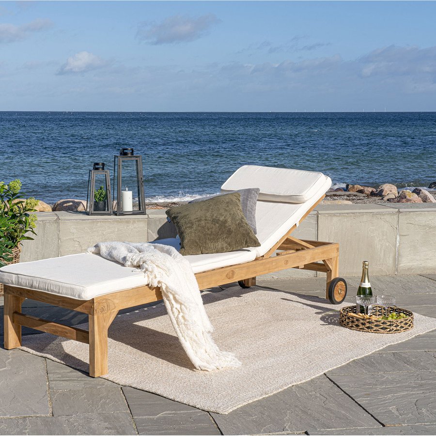 Andorra Solvognshynde I Hvid Bomuld Fra