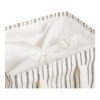 Argos Vasketøjskurv Beige Sort Stof L28Xb38Xh58
