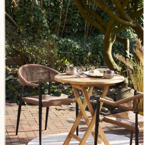 Canari Spisebordsstol I Naturfarvet Rattan Med